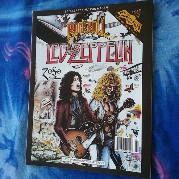 Other - ☆ Led Zeppelin Van Halen Rare Comic Book ☆